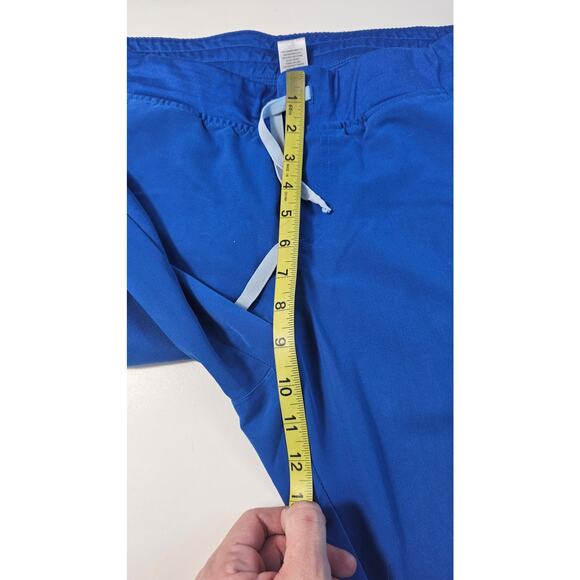 Figs technical collection  blue sz L drawstring waist joggers cargo pockets - Picture 8 of 8